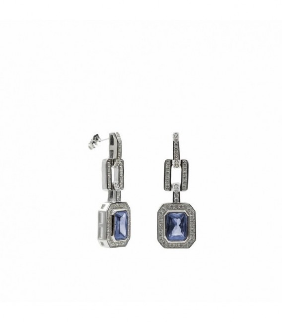 Pendientes de plata - 19318-W-A