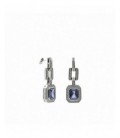 Pendientes de plata - 19318-W-A