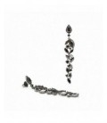 Pendientes de plata - 15535-N-A