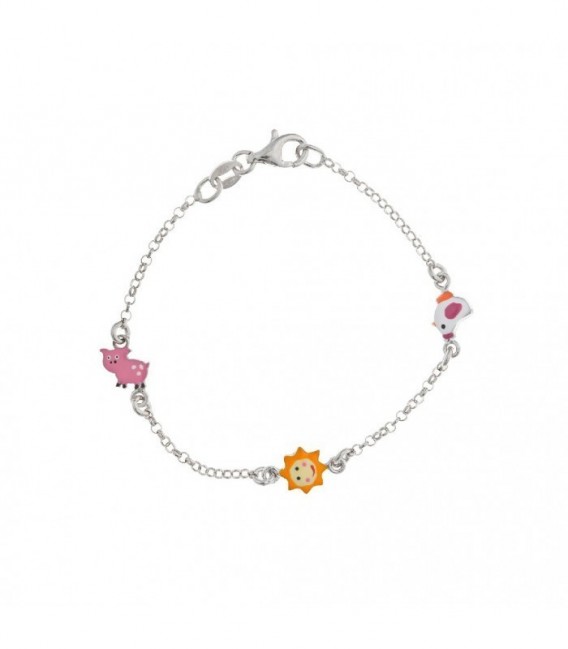 Pulsera plata - 02P0119